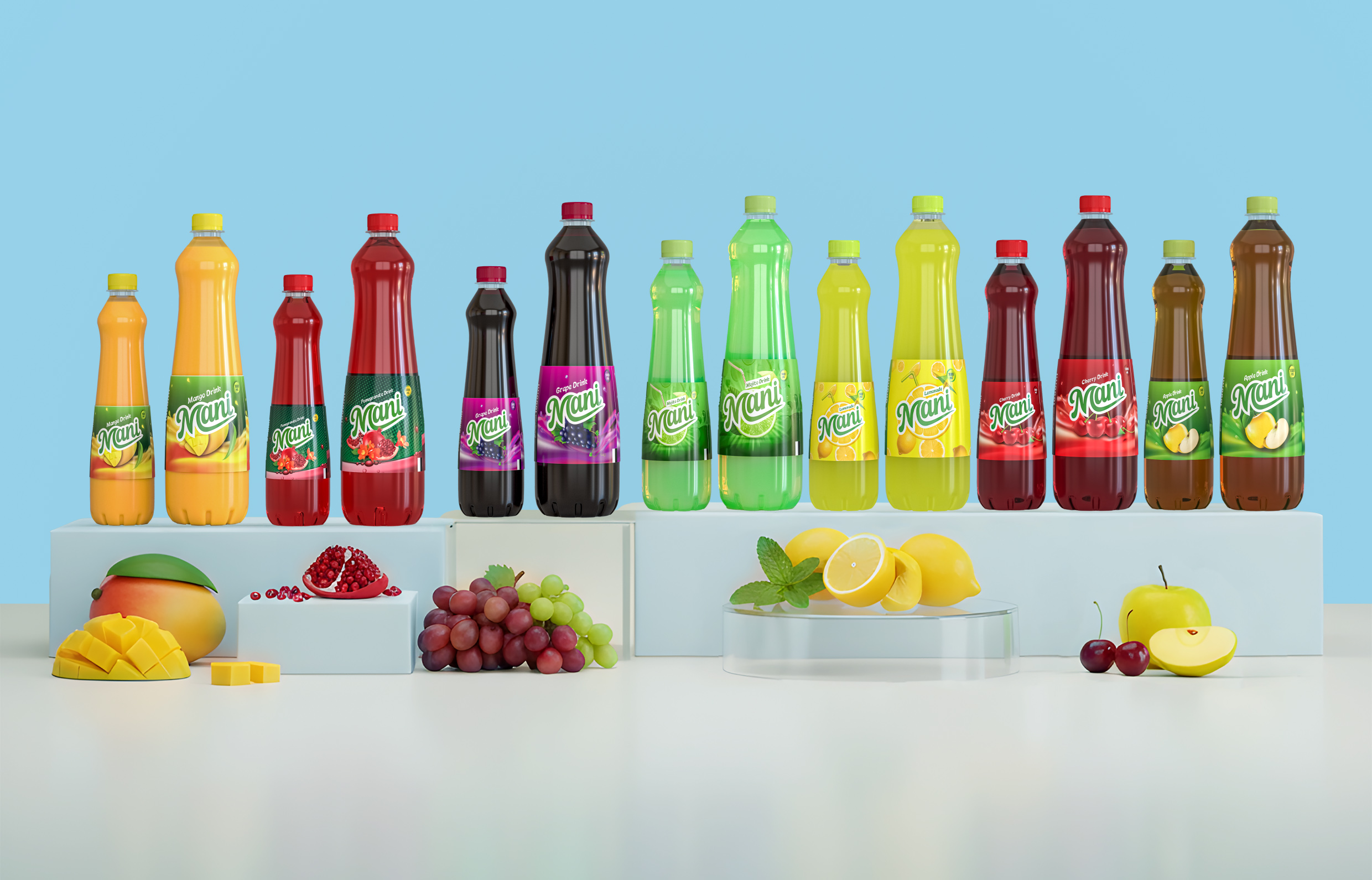 Second image of Mani  Carbonated Lemon 1000